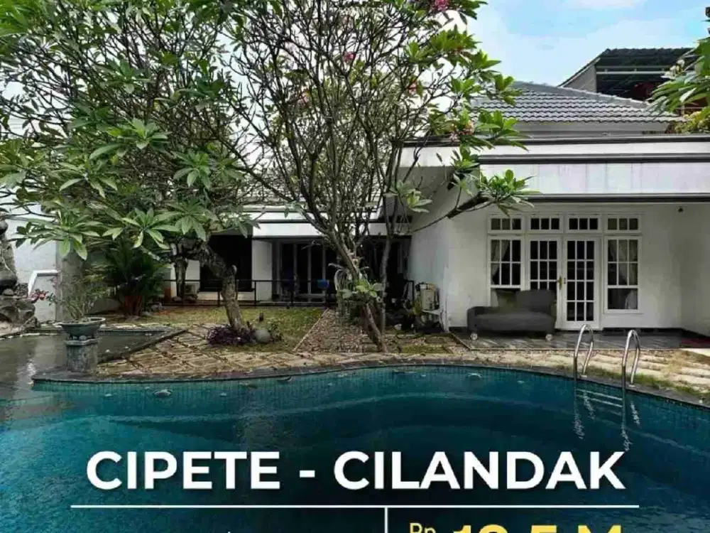 TURUN HARGA !
MODERN TROPICAL HOUSE
BANGUNAN 1 LANTAI di CIPETE JAKARTA SELATAN