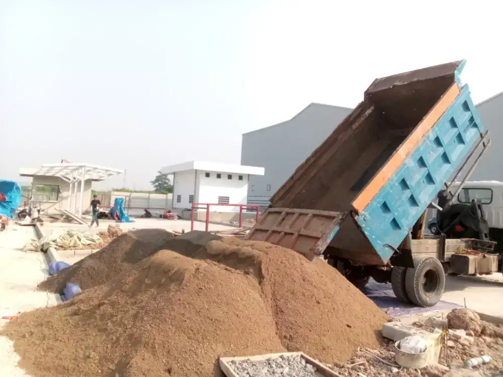 Pasir ayak basecourse makadam sirdam limestone abu batu pasir cor