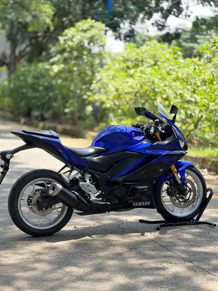 KM LOW! YAMAHA NEW R25 V2 2018 BIRU PAJAK PANJANG SUPER GRESS