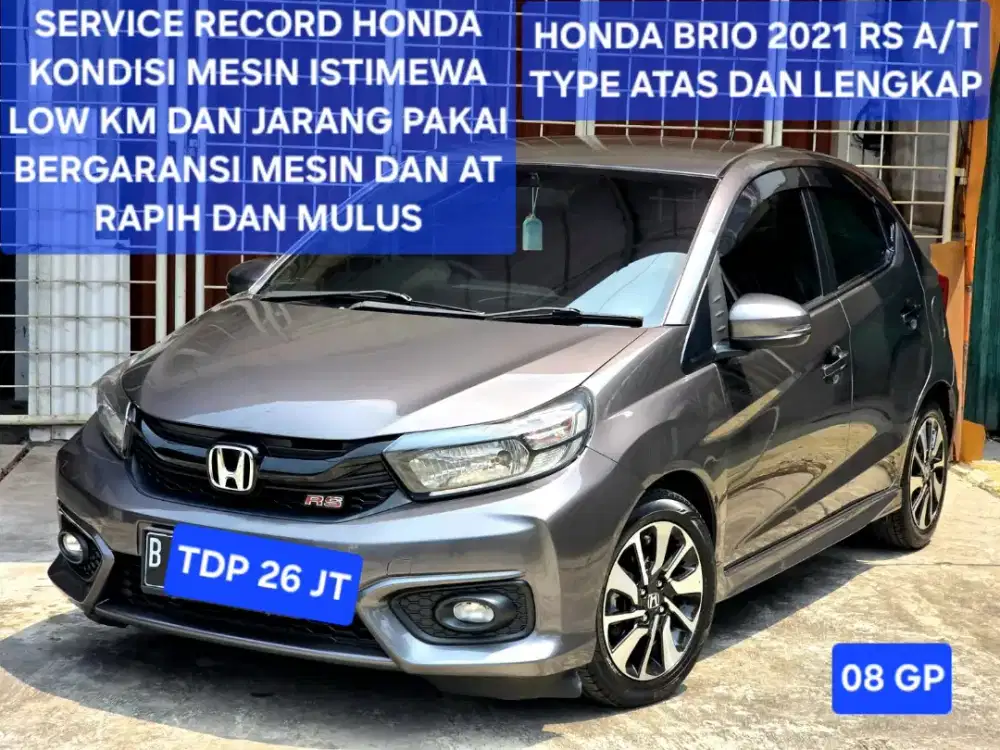 Honda Brio RS 2021 Automatic AT model 2020 satya 2019 E S