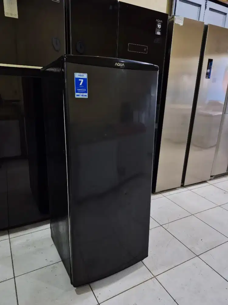 FREEZER AQUA 6RAK ORI SIAP PAKAI