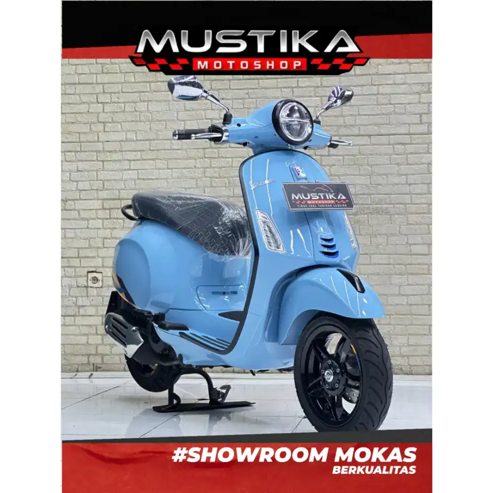 Odo 300 Bekas Rasa Baru!!Vespa Primavera S 2025 N Asli Mulus-Mustika