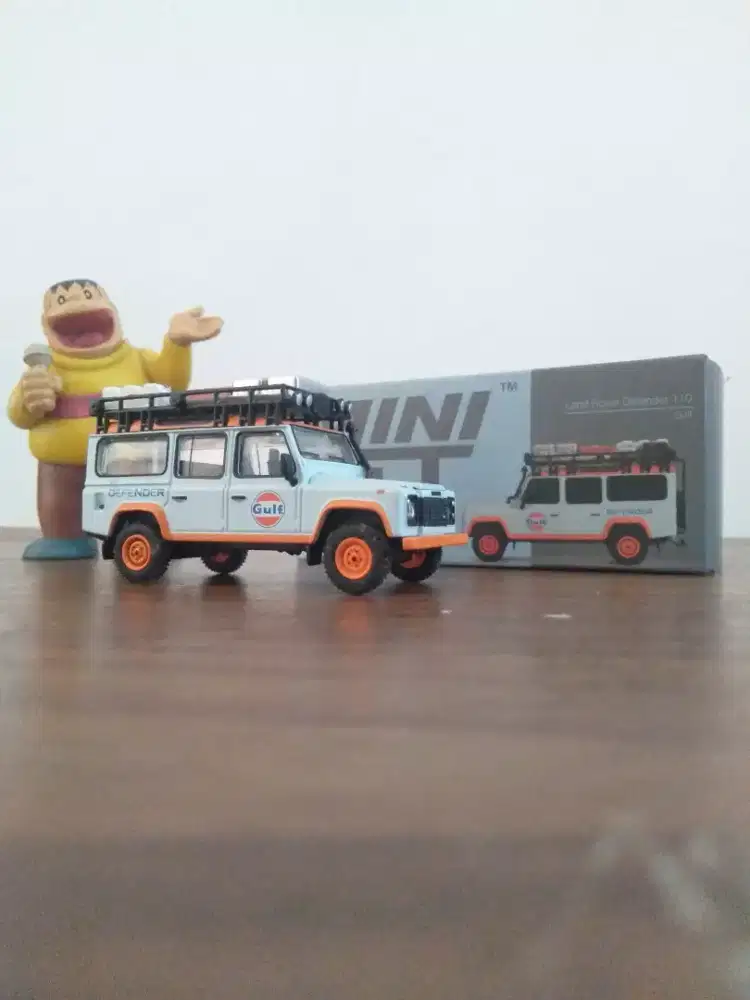 Dijual Mini GT Land Rover Gulf Oil