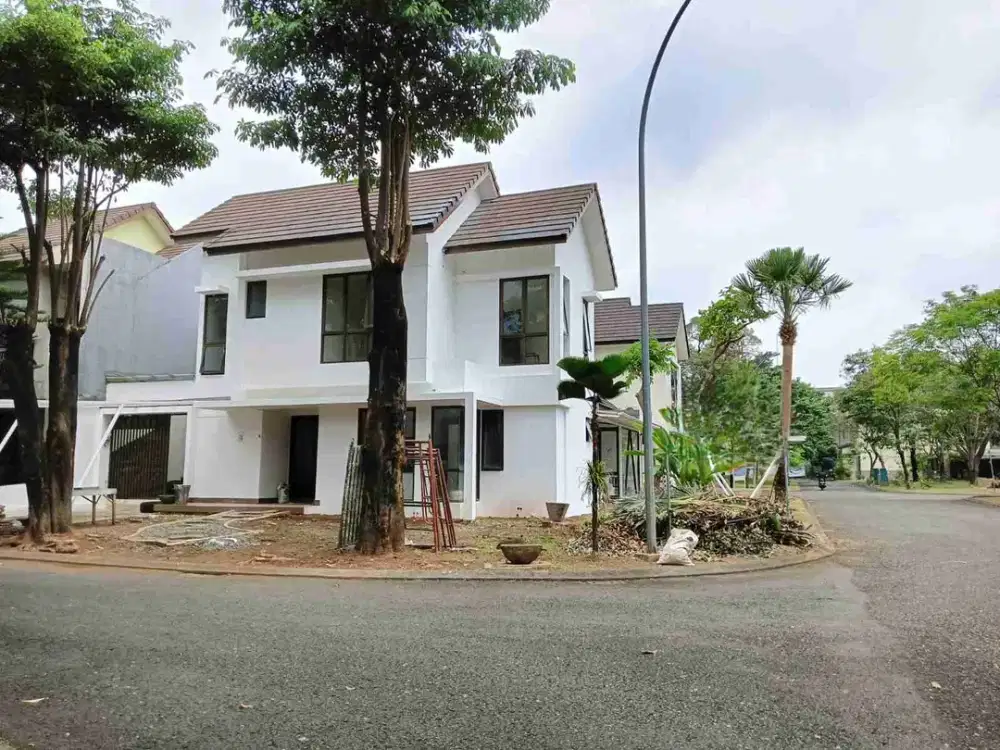 Rumah Hook Luas View Taman di The Icon BSD