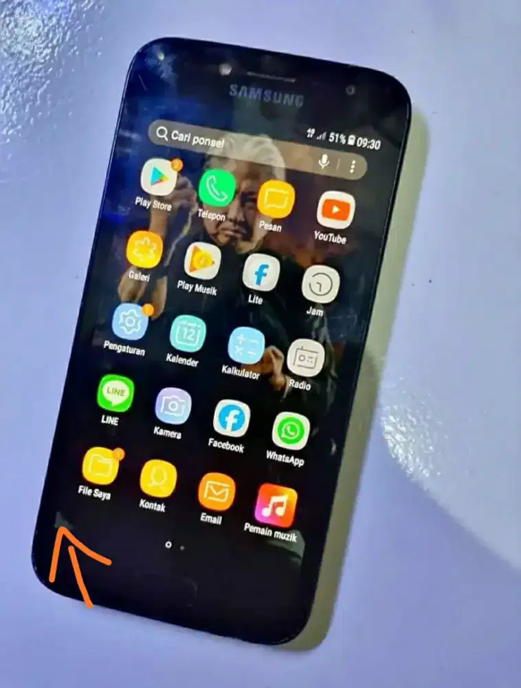 Samsung J2 Pro ram 2/16 porji ngebut