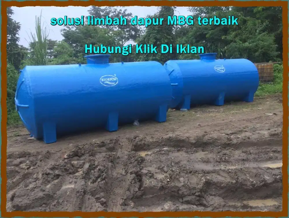 pengolahan air limbah dapur MBG