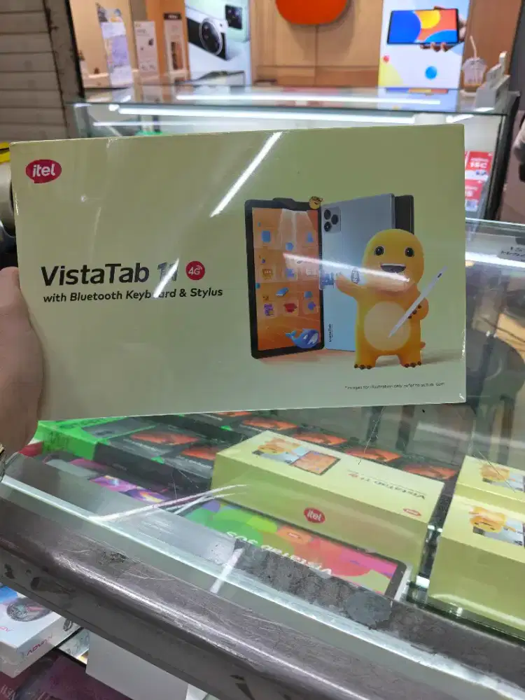 Tablet Vista tab 11 4/128 gb sudah termasuk keyboard casing ORI