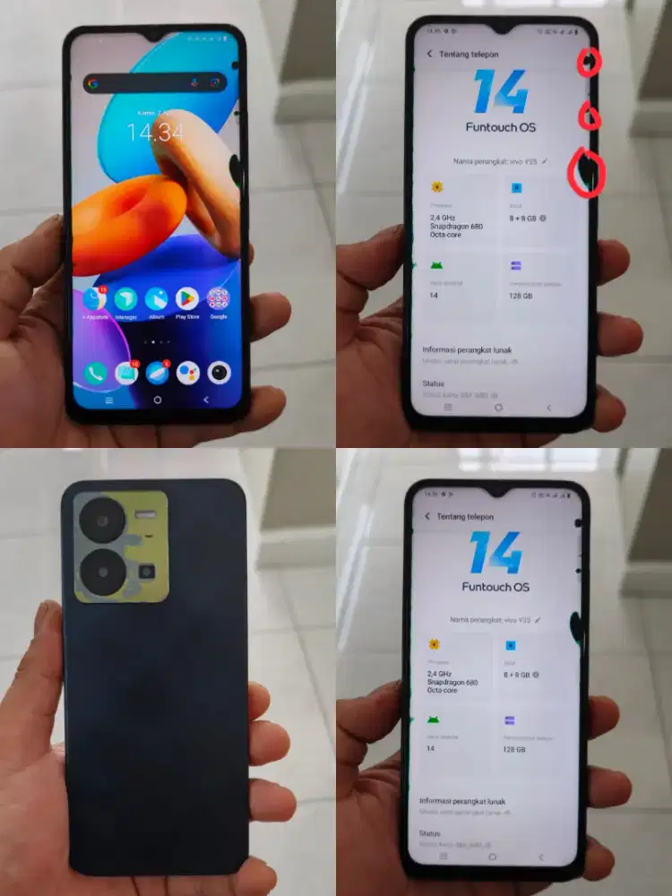 Vivo Y35 8+8/128 Baca Deskripsi