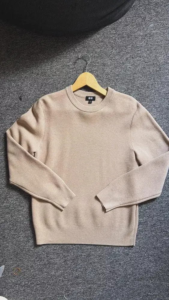 Sweater Knit Uniqlo Mocca Brown - S