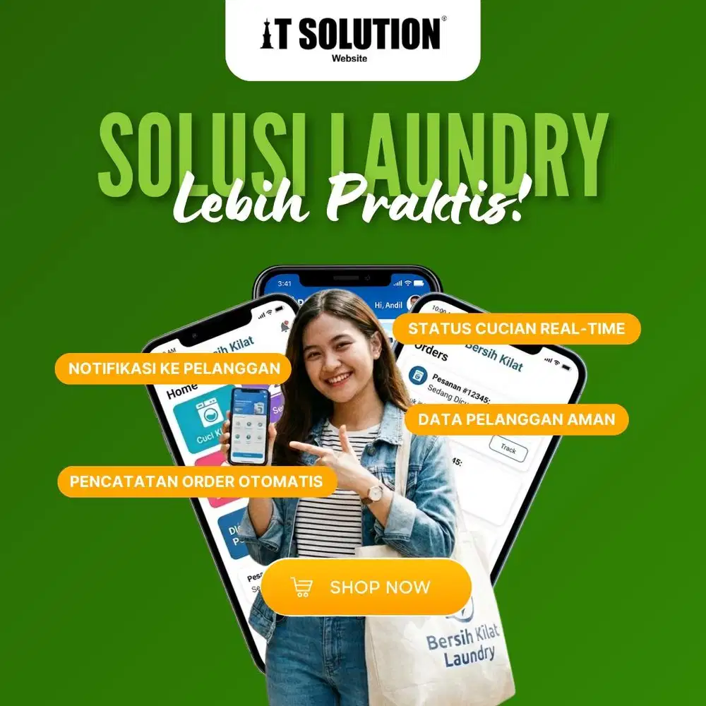 Pembuatan Website Laundry di Malang