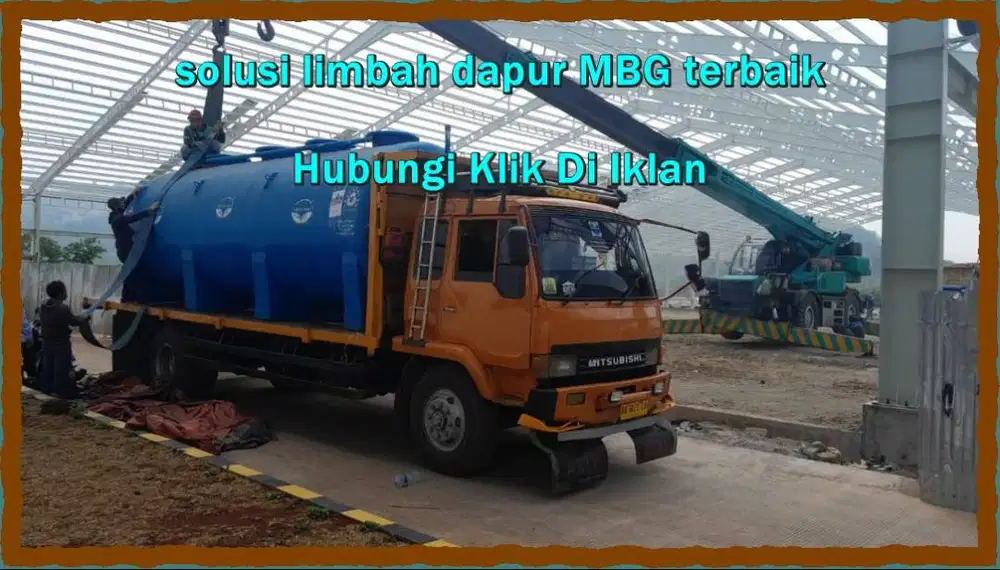 pengolahan air limbah dapur MBG