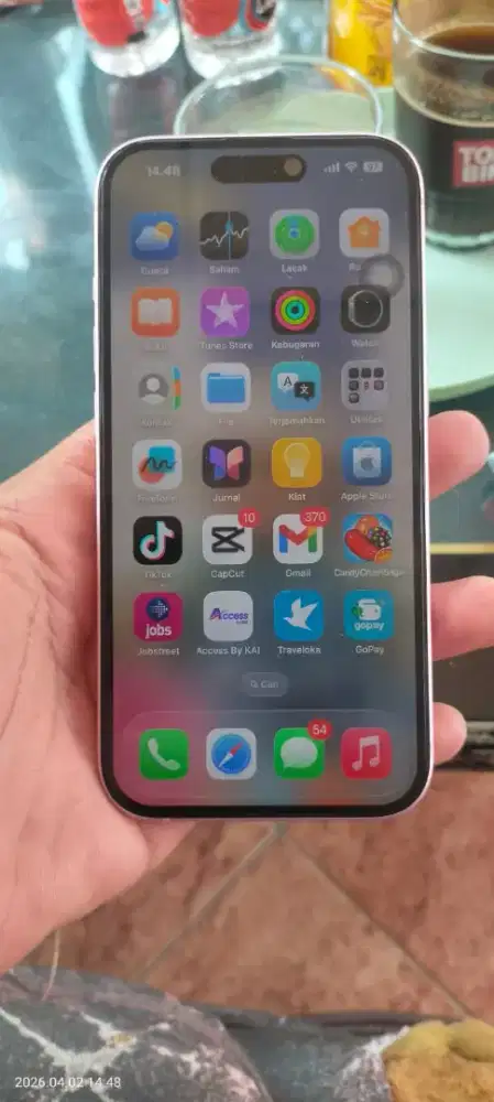 iphone 15 128gb ibox fullset garansi on