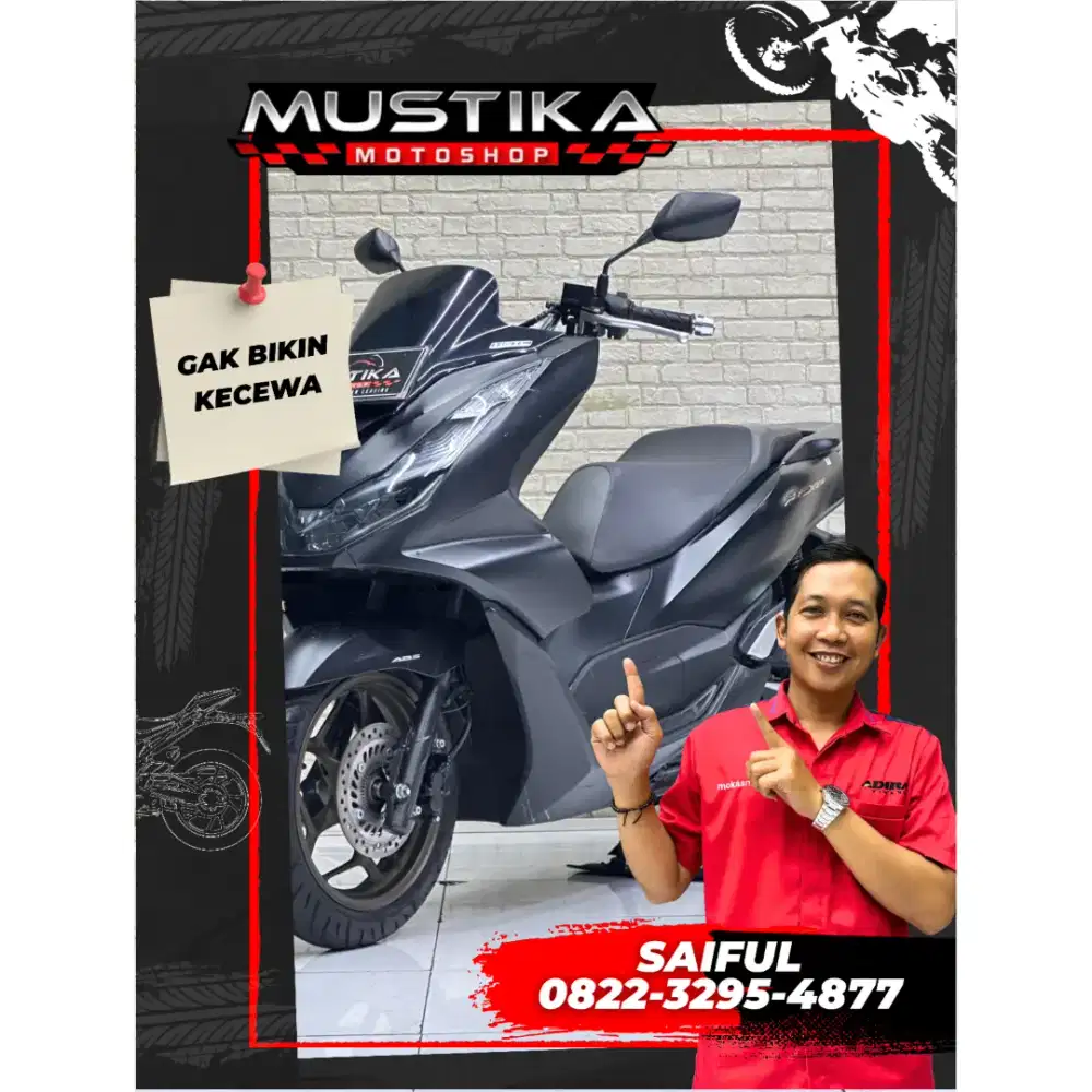Perfect Condition!!Honda pcx 160cc abs 2024 Black Plat L Mulus-Mustika
