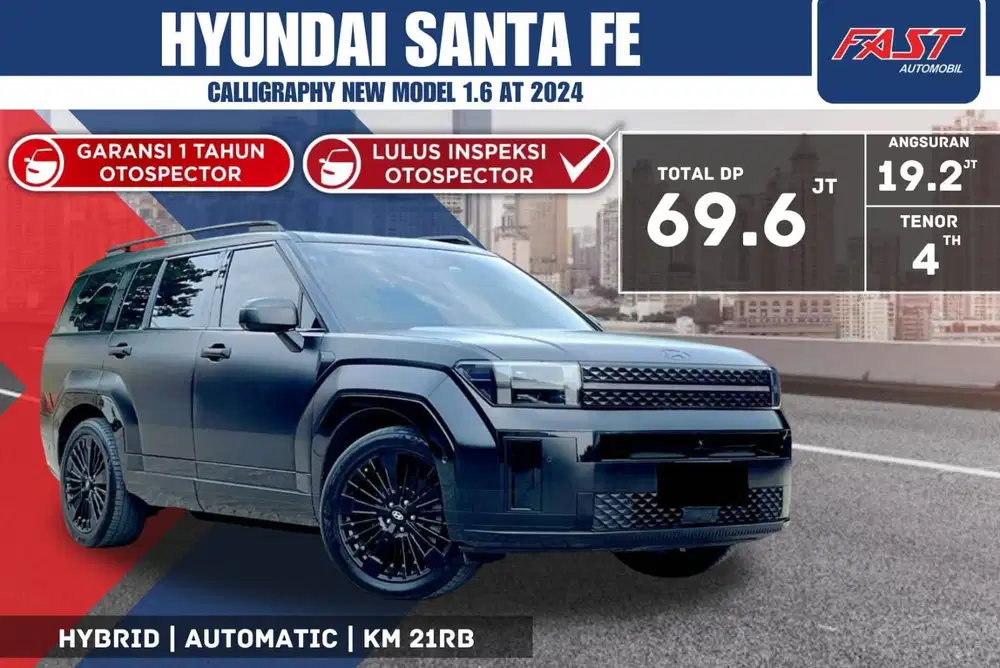 HYUNDAI SANTA FE NEW MODEL 1.6 HYBRID CALLIGRAPHY 2024 SERVICE RECORD