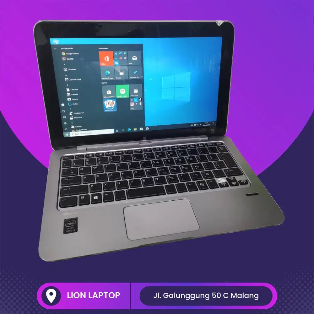 RAM 8GB SSD 256GB Touchscreen HP Elite X2 1011 G1 Tablet [02|04]