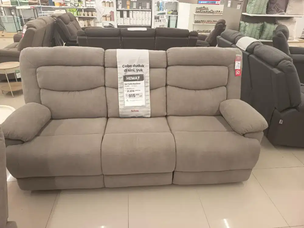 Sofa set Riclainer by selma