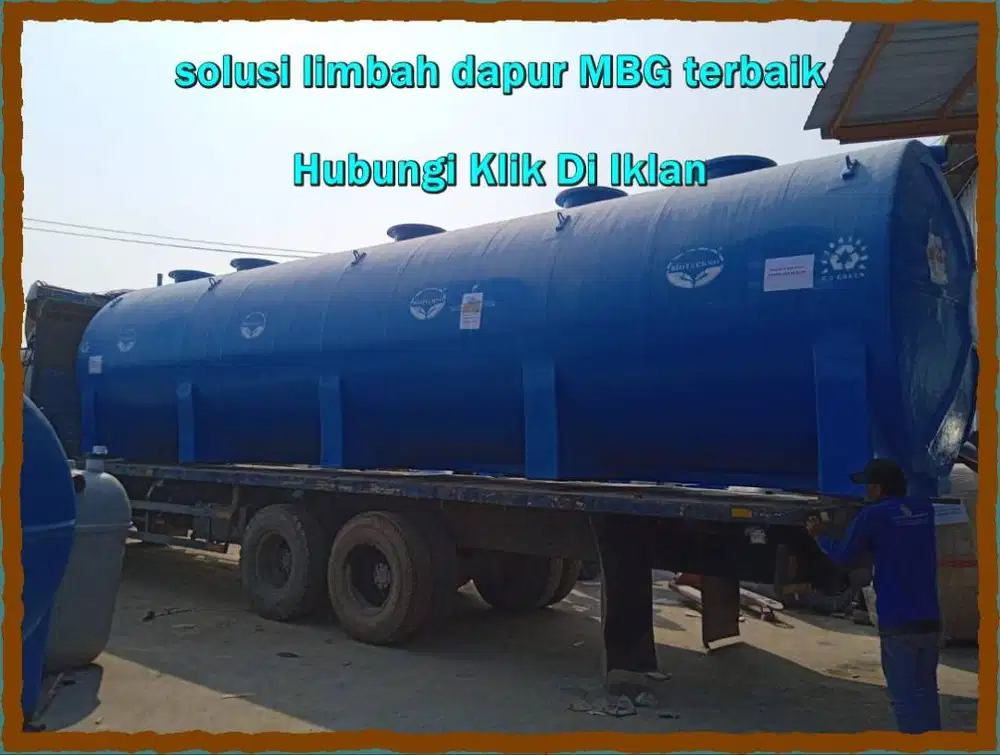 IPAL limbah minyak dapur MBG