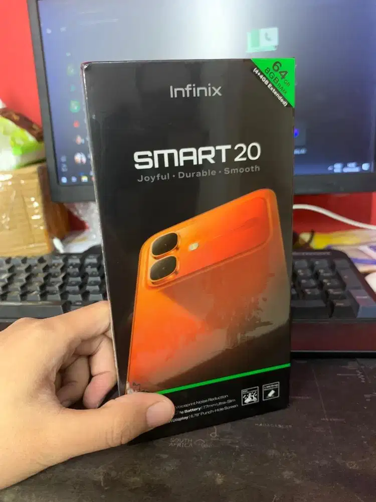Infinix smart 20 4/64 gb segel bnib baru garansi resmi termurah
