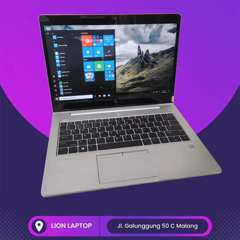 Core i7 gen 8 RAM 8GB Touchscreen Slim HP Elitebook 830 G6 [02|04]