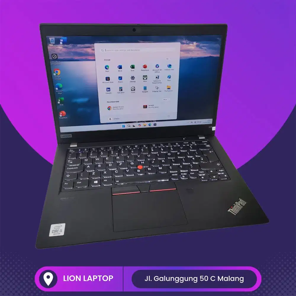 Core i5 Gen 10 slim mulus RAM 8GB SSD 256 Lenovo Thinkpad X13 [02|04]