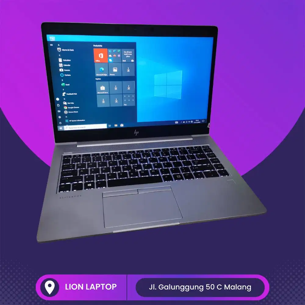 FUll Aluminium Body Core i7 gen 8 8/256 HP Elitebook 840 G6 [02|04]