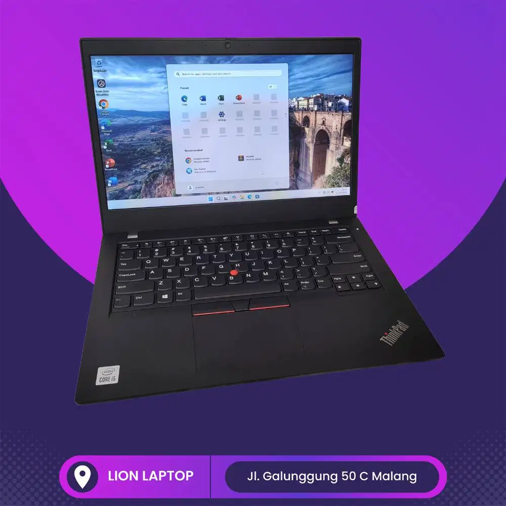 i5 Gen 10 Murah RAM 8GB SSD 256GB Lenovo Thinkpad L14 [02|04]