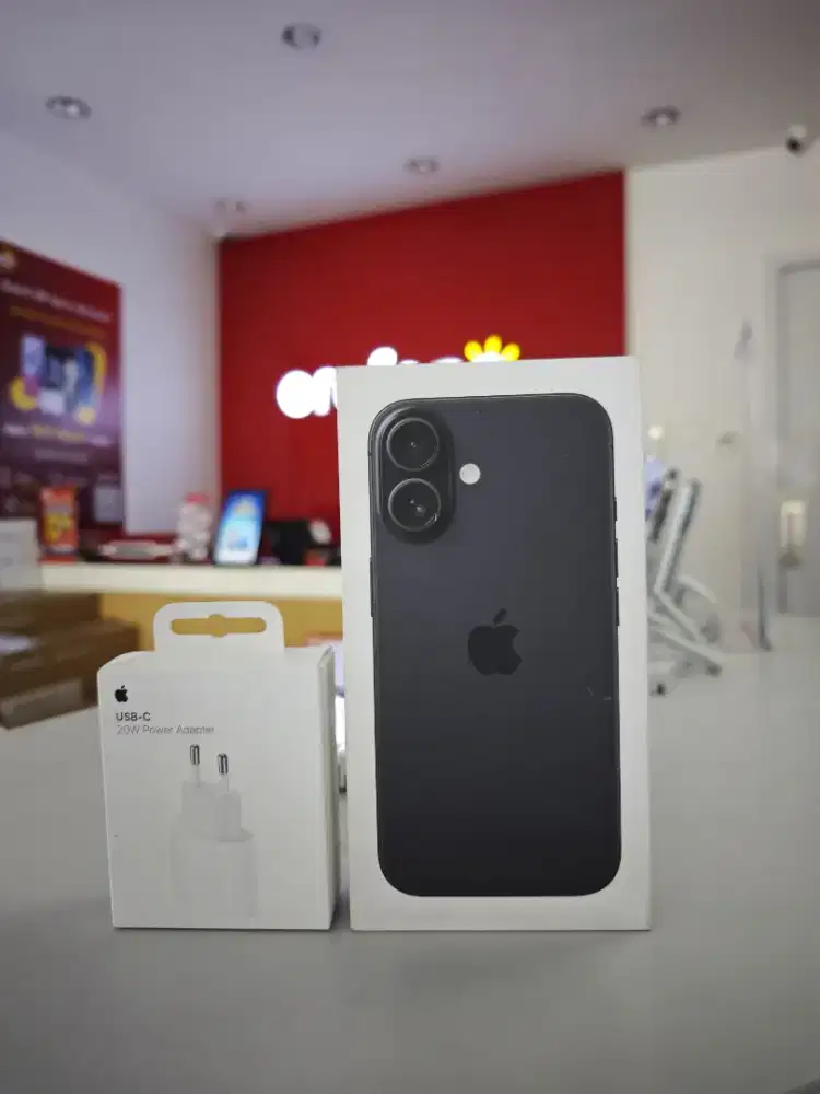 Promo iPhone 16 128GB Resmi PA/A Free adapter