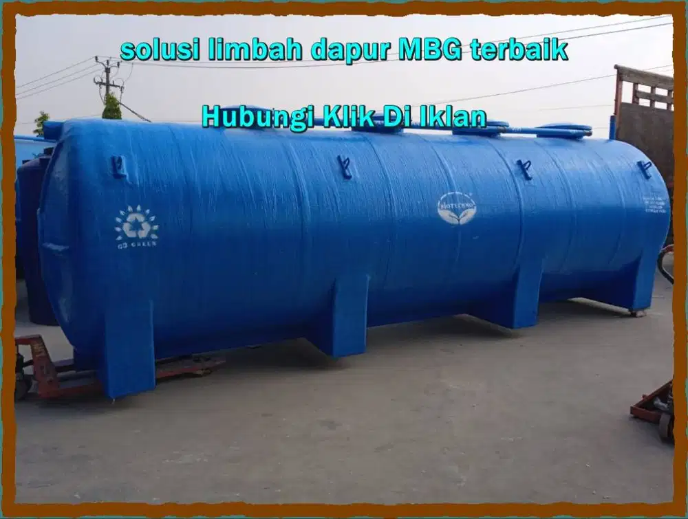 pengolahan air limbah dapur MBG