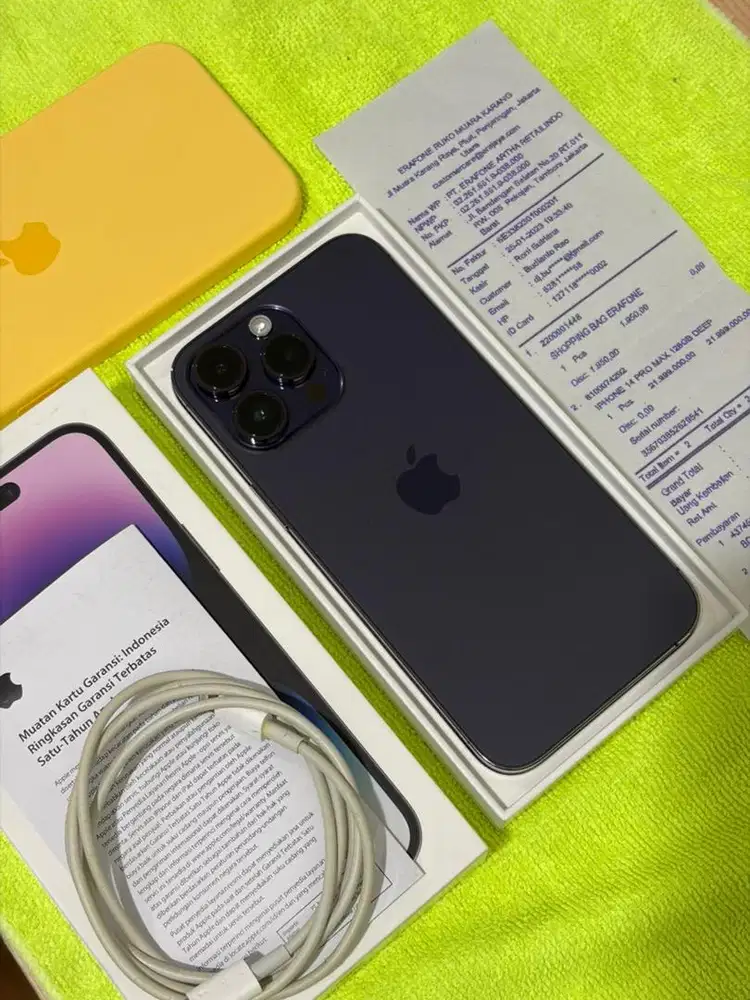 PRELOVED IPHONE 14 PRO MAX 128GB RESMI