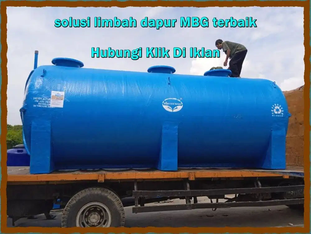 IPAL limbah minyak dapur MBG