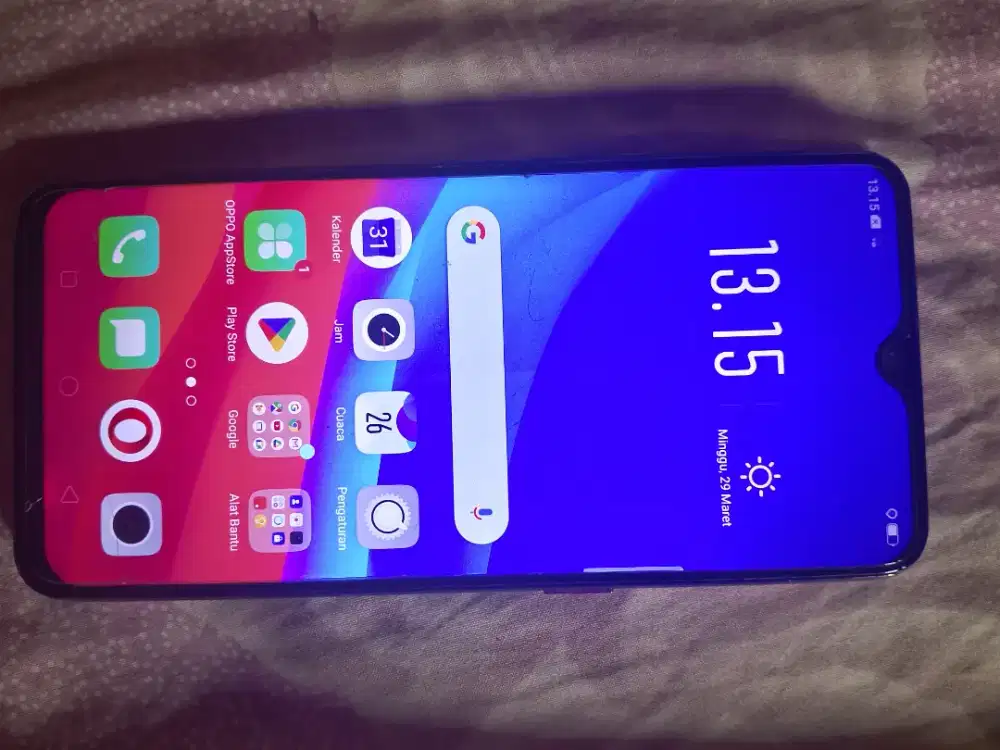 Oppo f9 6/128 di jual sesuai foto