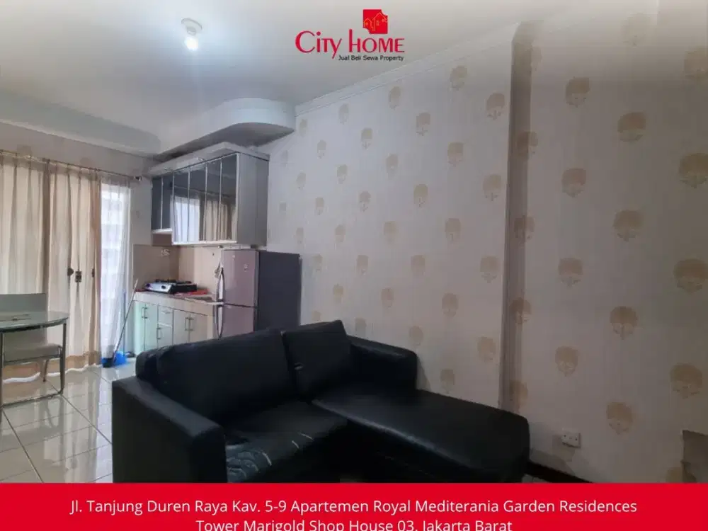 Disewa 1 BR Furnished Mediterania Garden Residences 2
