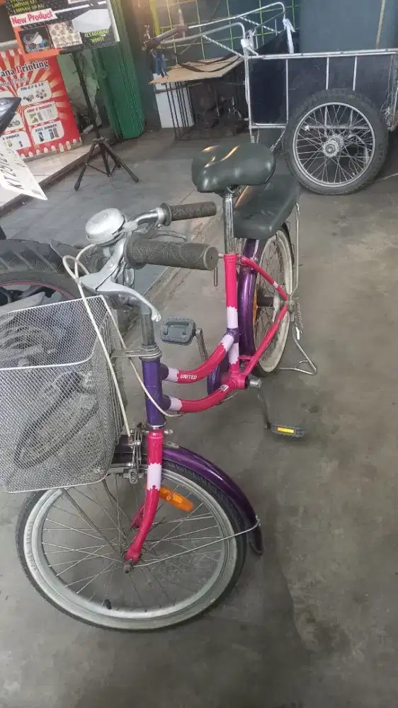 Jual sepeda anak wanita merek united