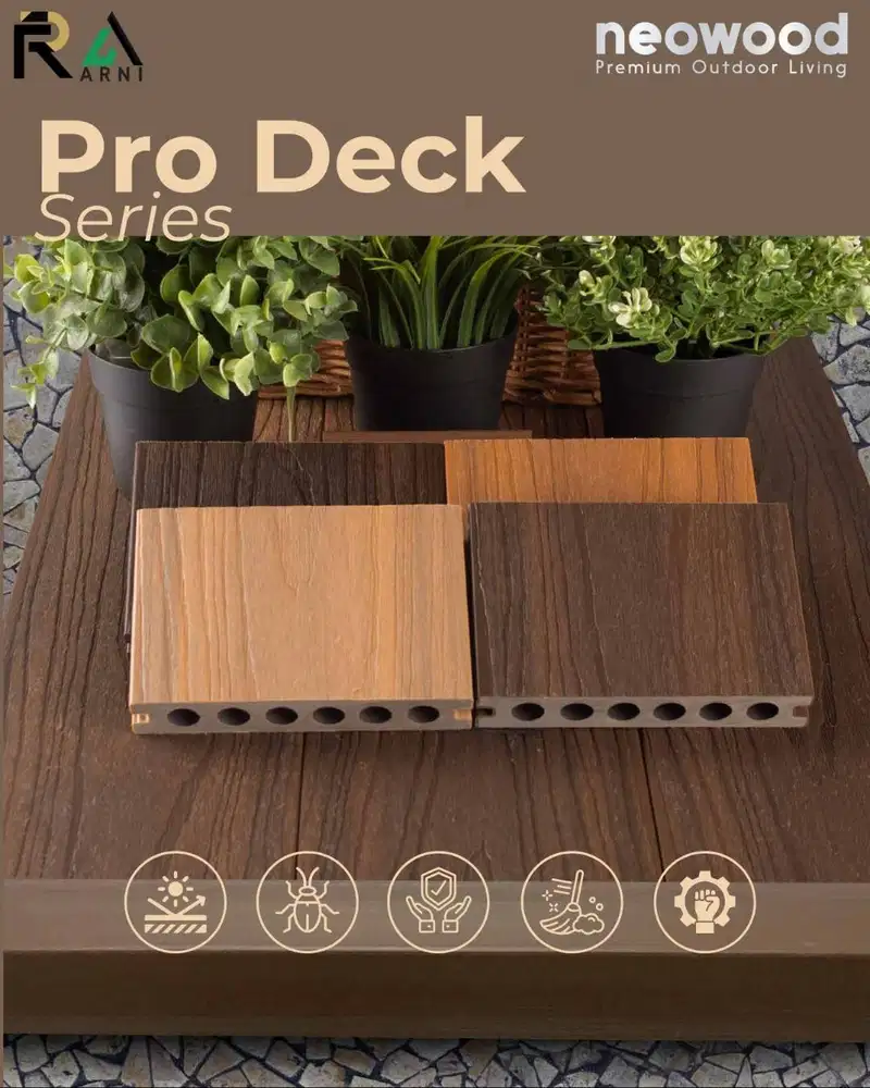 Decking WPC Neowood Series Prodeck 23mm 138 x 2900 mm – Lantai Outdoor