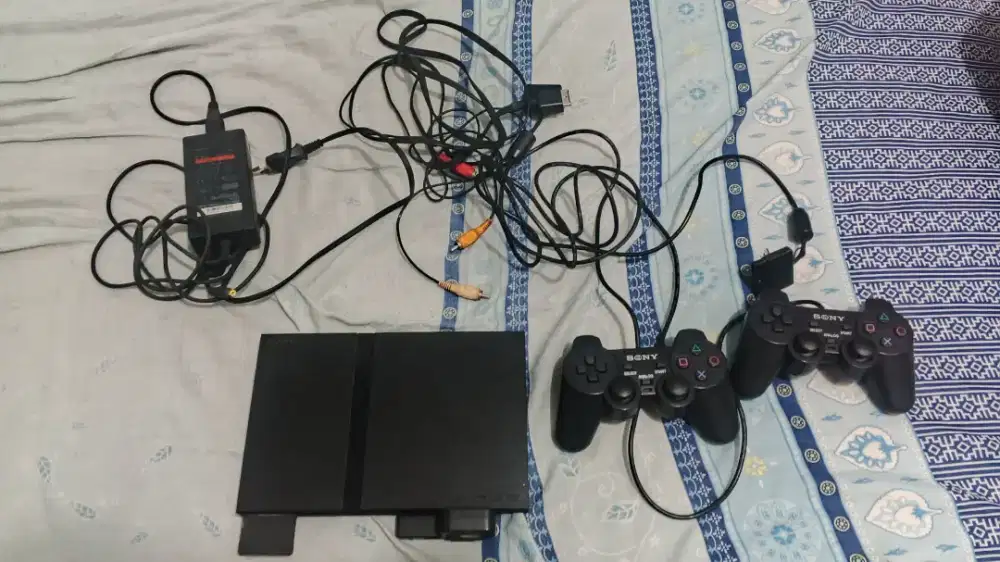 PS2 slim Sony full set