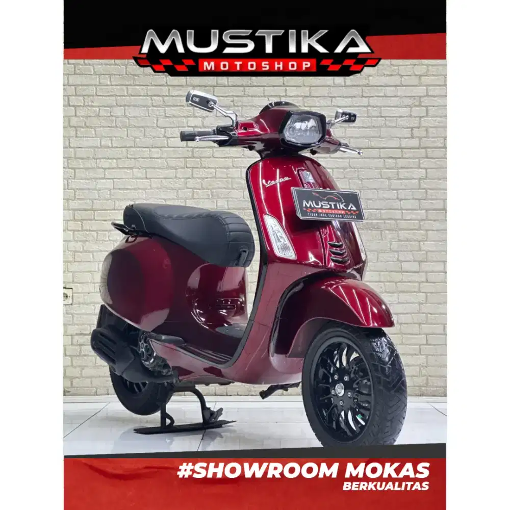 Perfect Condition!!Vespa Sprint 150c ABS 2018 Plat Jatim Mulus-Mustika