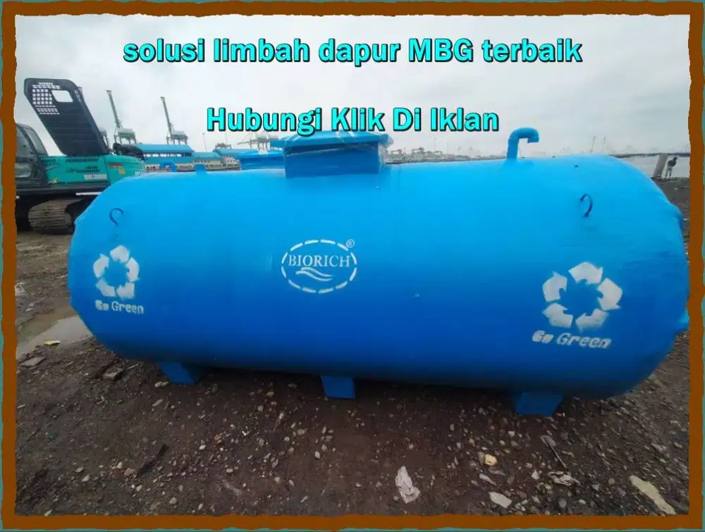 pengolahan air limbah dapur MBG