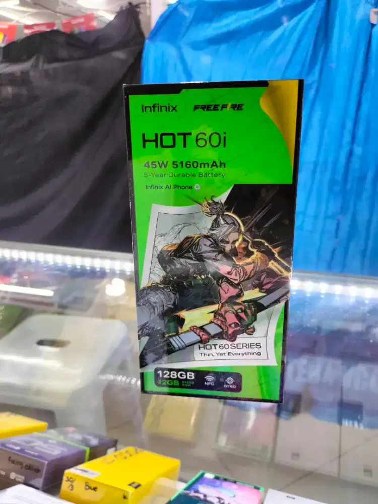 Infinix Hot 60i 6/128gb New Garansi Resmi 1 Tahun