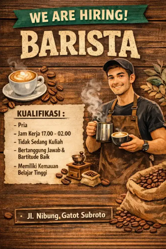 lowongan kerja barista