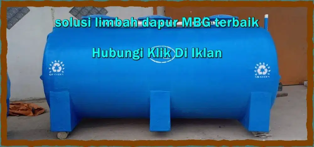 IPAL limbah minyak dapur MBG