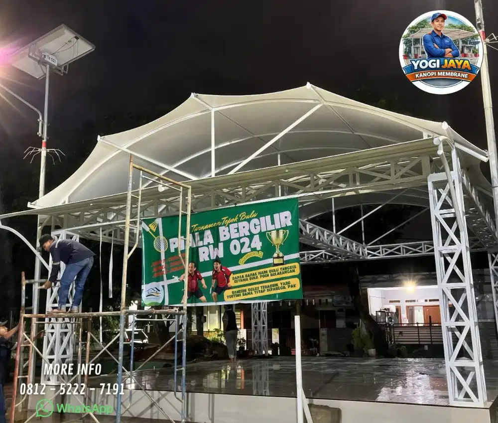 Solusi Kanopi Parkiran – Membrane Kuat & Modern