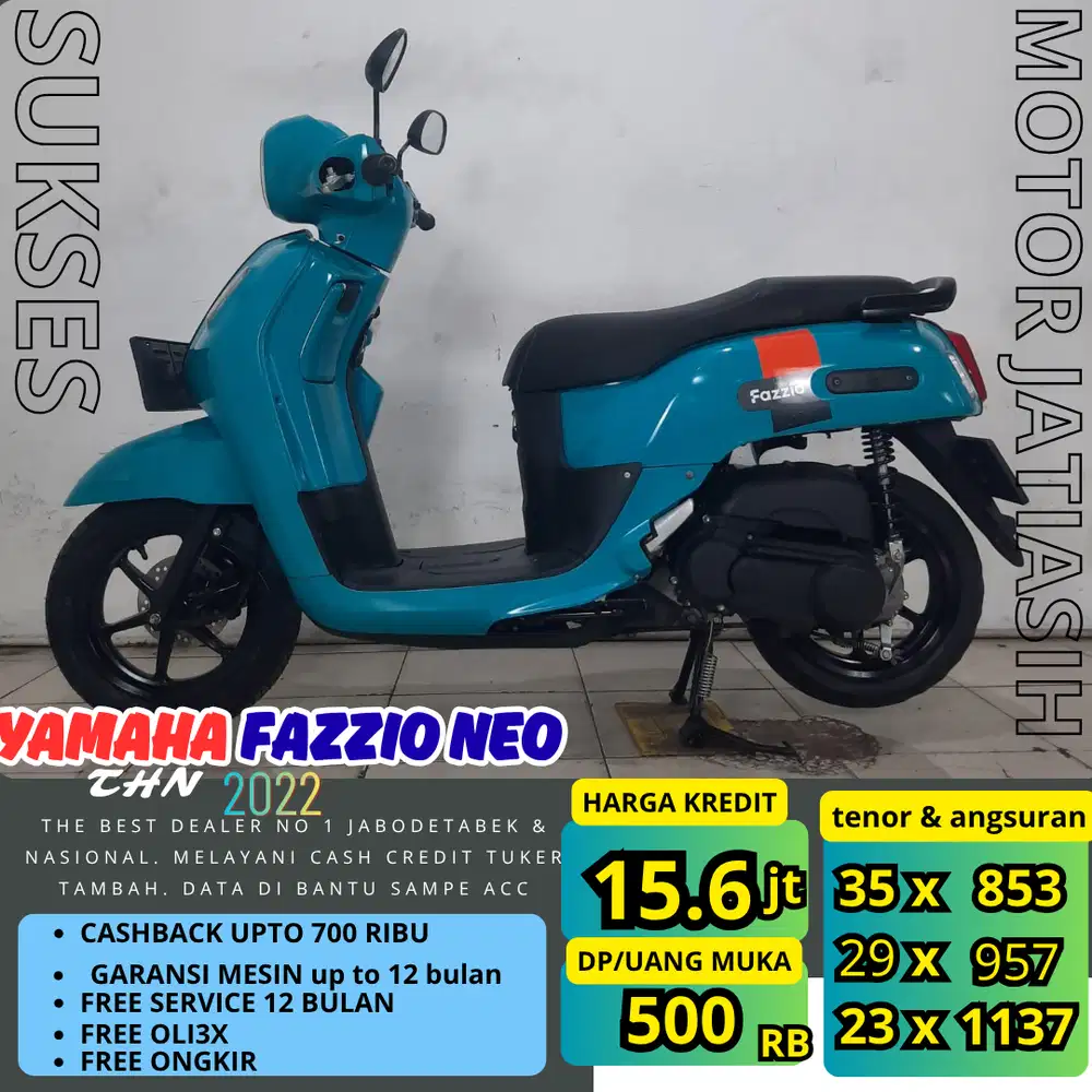 PROMO (SUKSES MOTOR) DP TERMURAH SYRT KTP& KK YAMAHA FAZZIO NEO 2022