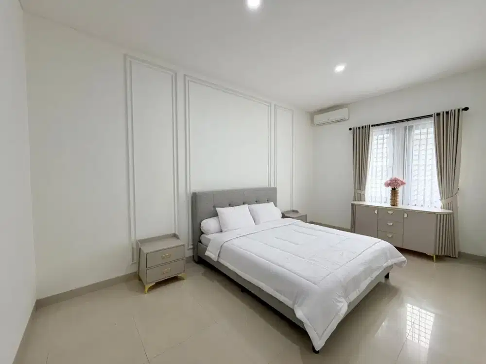 Rumah Full Furnished Puspita Loka BSD Semua Furniture Baru