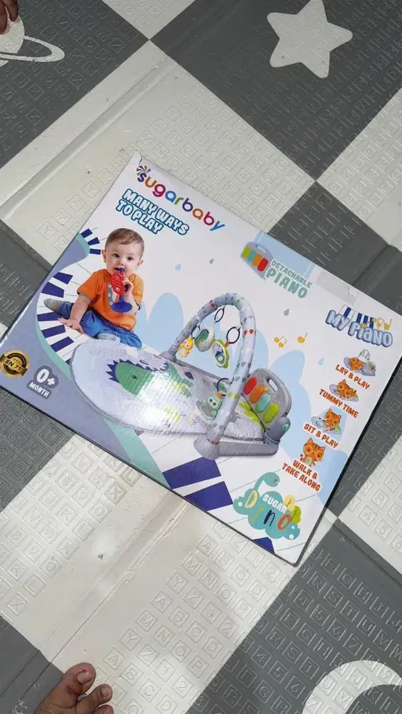 mainan tendang piano bayi