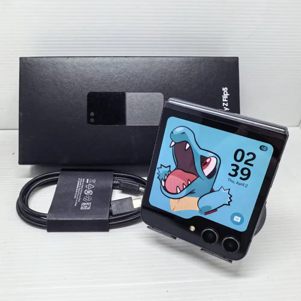 HOT SALE!  SAMSUNG GALAXY Z FLIP 5 5G 8/256 GRAPHITE RESMI SEIN FULLSE