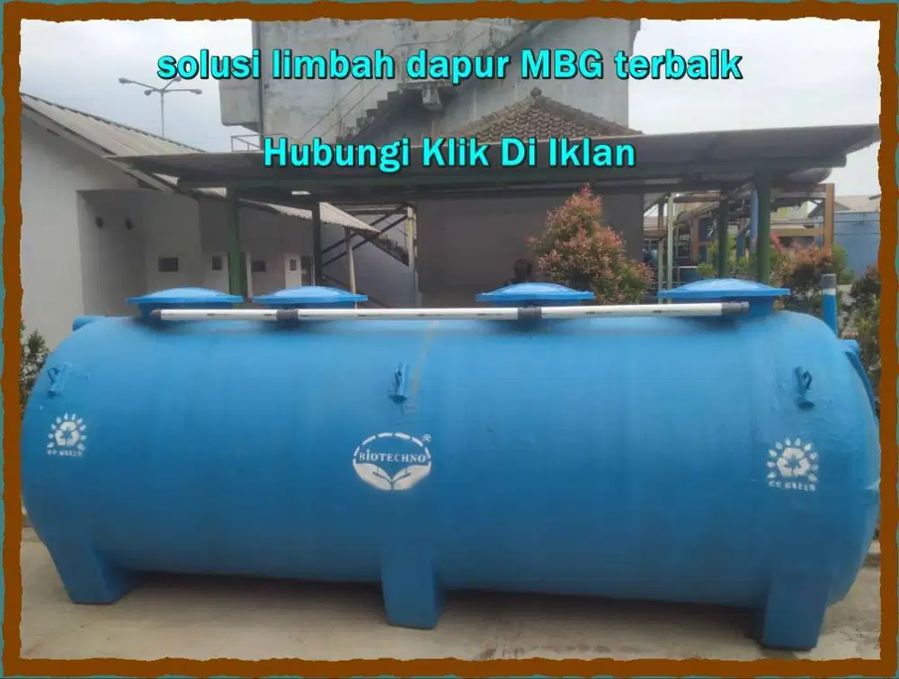 pengolahan air limbah dapur MBG