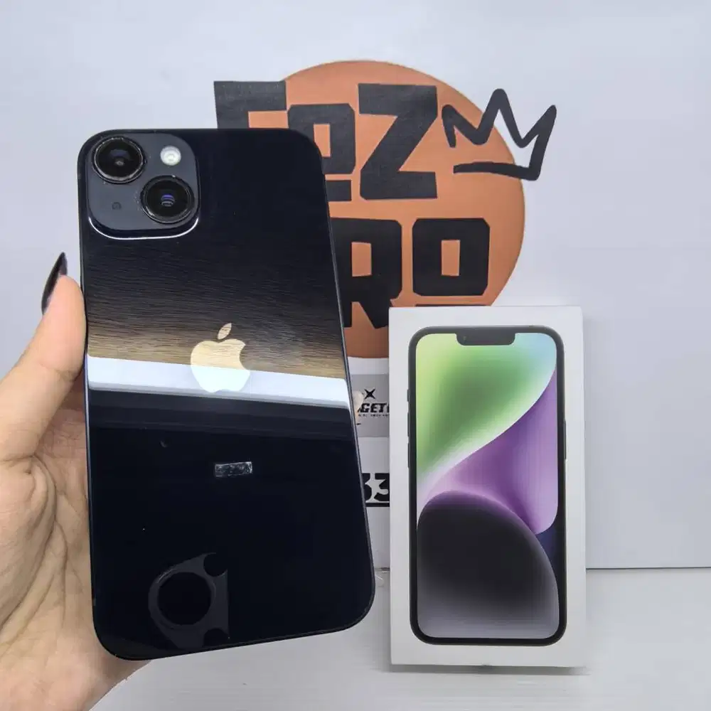 Iphone 14 128GB EX IBOX Midnight FULLSET NO MINUS