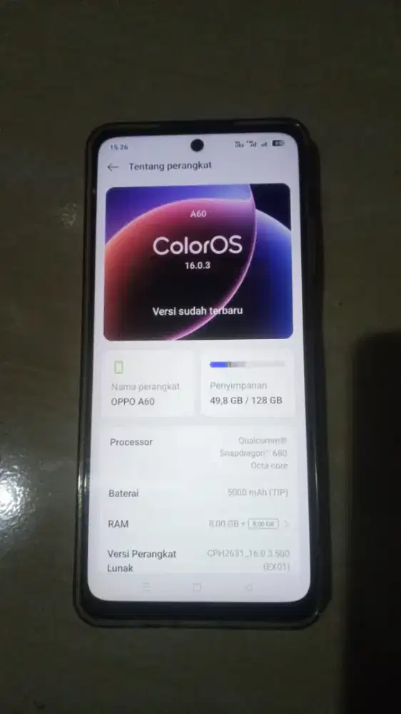 Oppo A60 RAM 8-128 resmi