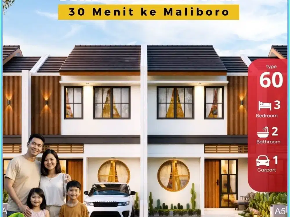 HUNIAN  2 LANTAI YOGYAKARTA HARGA 400 JUTAAN DI SENTOLO