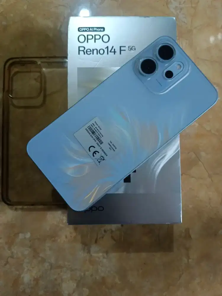 Jual Oppo Reno 14F 5G ram12/256 kondisi mulus normal
Garansi bisa tt